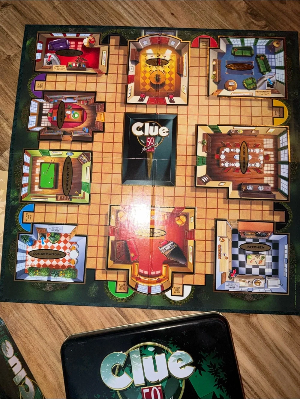Parker Brothers clue 50th